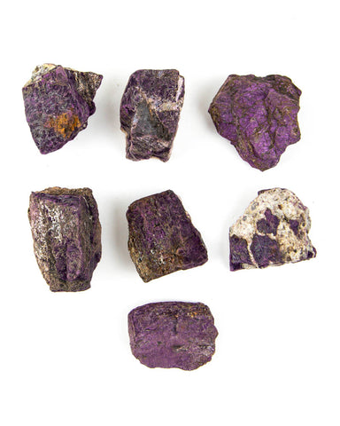 Rough Purpurite - 7 pcs (#225993)