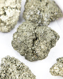 Rough Pyrite Specimens - 5 pcs (#225662)