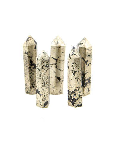Pyrite Polished Point