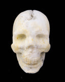 Quartz Cluster Skull Carving - 4.91 lb (#225929)