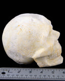 Quartz Cluster Skull Carving - 4.91 lb (#225929)