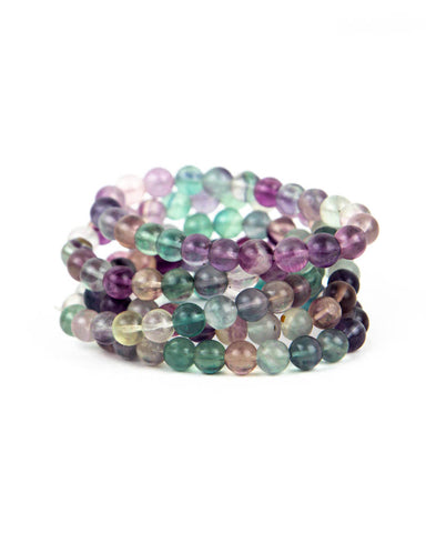 Rainbow Fluorite Bracelet - 8mm