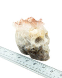 Red Tipped Amethyst Skull - 2.51 lb (#226669)