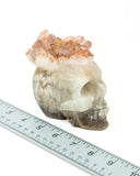 Red Tipped Amethyst Skull - 2.04 lb (#226670)