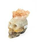 Red Tipped Amethyst Skull - 2.36 lb (#226671)