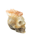 Red Tipped Amethyst Skull - 2.36 lb (#226671)