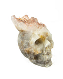 Red Tipped Amethyst Skull - 2.87 lb (#226672)