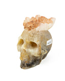 Red Tipped Amethyst Skull - 2.6 lb (#226673)