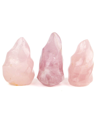 Rose Quartz Flames - 3 pcs (#226058)