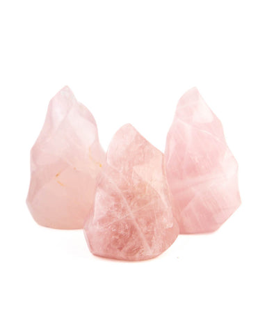 Rose Quartz Flames - 3 pcs (#226059)