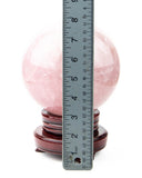 Rose Quartz Sphere - 9.21 lb (#226660)