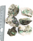 Rough Emerald - 6 pcs / 3.69 lb (#225534)