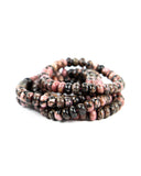 Roundelle Bracelet - Rhodonite