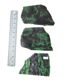 Ruby Zoisite Slices - 3 pcs (#226676)