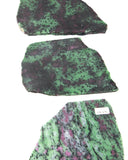 Ruby Zoisite Slices - 3 pcs (#226676)