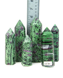 Ruby Zoisite Towers - 6 pcs (#226487)