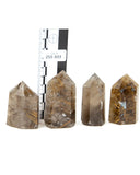 Rutilated Quartz Towers - 4 pcs (#225933)