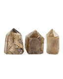 Rutilated Quartz Towers - 3 pcs (#225935)