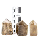 Rutilated Quartz Towers - 3 pcs (#225935)