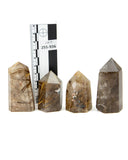 Rutilated Quartz Towers - 4 pcs (#225936)