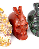 "SVR"Letter Skull Carvings - 3 pcs (#226142)