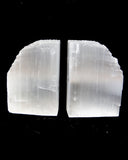 Selenite Bookends Pair