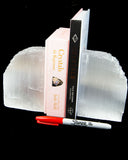 Selenite Bookends Pair