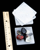 Selenite Square Plate