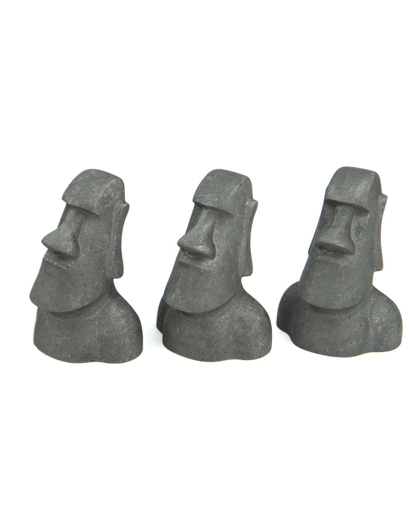 Shungite Moai Carving