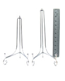 Silver Metal Plate Stands