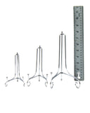 Silver Metal Plate Stands