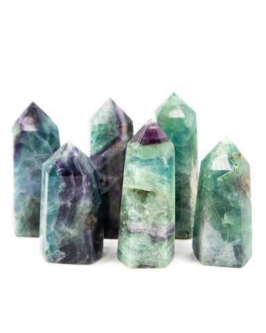 Fluorite Towers - 6 pcs (#225978)