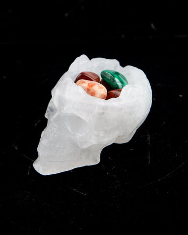 Quartz Skull Dish