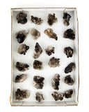 Smoky Quartz Clusters Flat - 24 pcs (#255860)