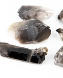 Smoky Quartz Points - 5 pcs / 4.9 lb (#225583)