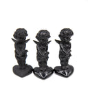 Cupid Carving (Obsidian)