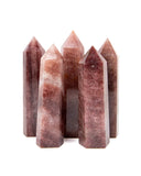 Strawberry Quartz Tower - Large