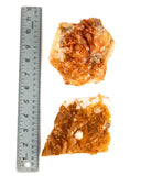 Tangerine Quartz Clusters - 2 pcs (#226075)