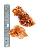 Tangerine Quartz Clusters - 2 pcs (#226080)