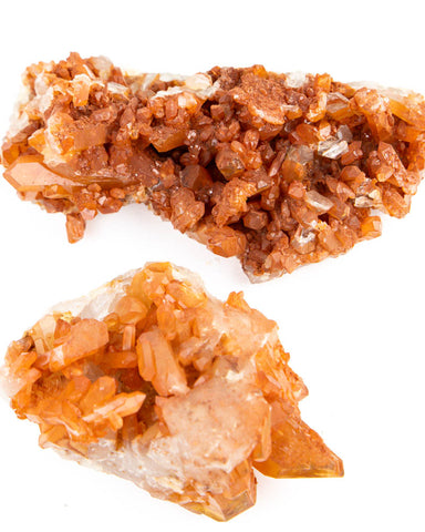 Tangerine Quartz Clusters - 2 pcs (#226080)