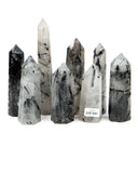 Tourmaline Quartz Polished Points - 8 pcs (#226641)