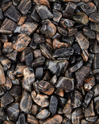 Tumbled Black Moonstone
