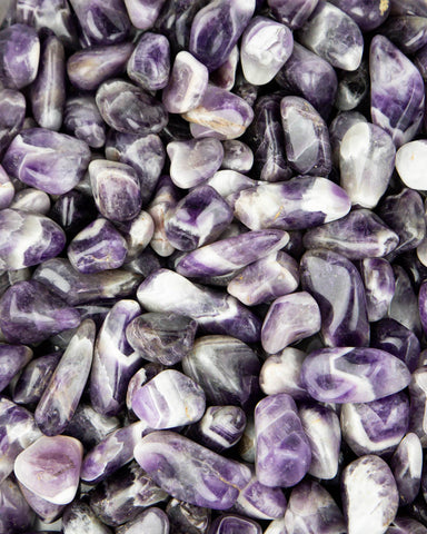 Tumbled Chevron Amethyst