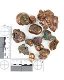 Tumbled Copper Nuggets - 13 pcs (#226026)