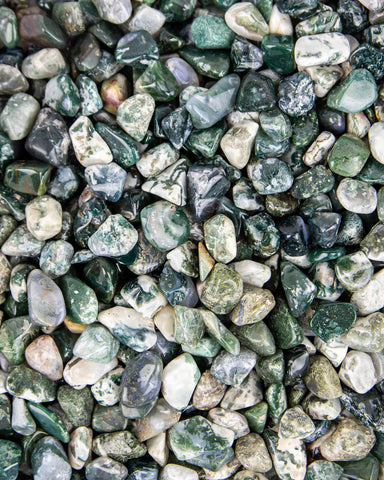 Tumbled Moss Agate (China)