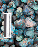 Turquoise/Azurite Hearts (1 lb lot)