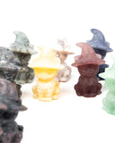 WItch Hat Cat Carving - Assorted