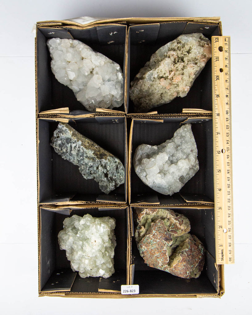 Zeolite & Apophyllite - 6 pcs (#226823)