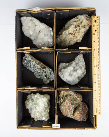 Zeolite & Apophyllite - 6 pcs (#226823)