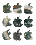 Apple Carving (Moss Agate)